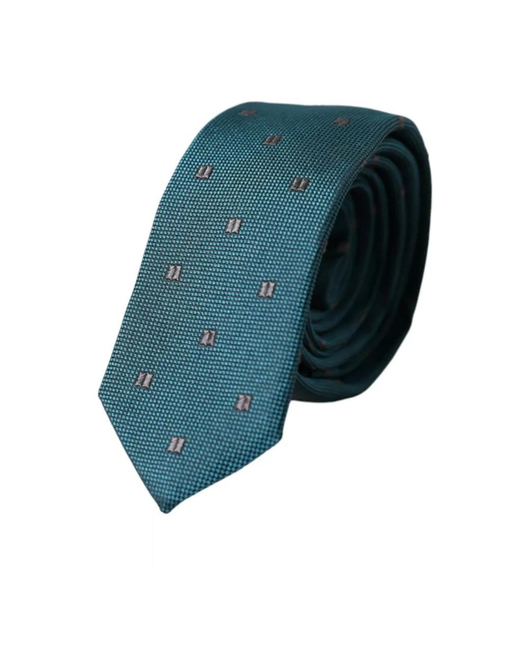 Dolce & Gabbana Accessoires ,Groen ,Silk Tie in het Blue voor heren