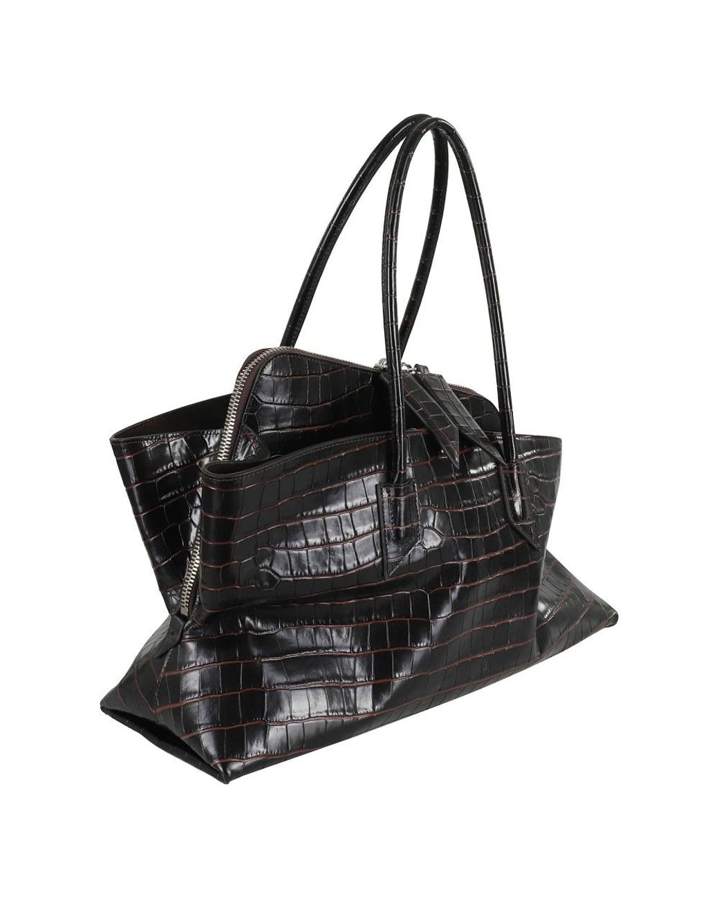 The Attico Black Shoulder Bags