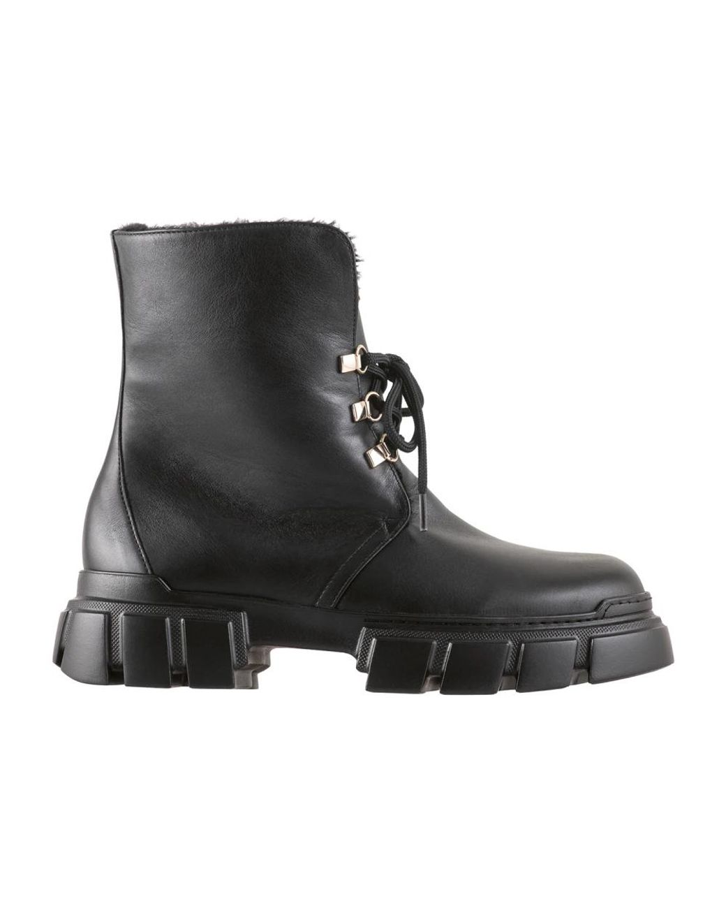 Högl Black Lace-Up Boots