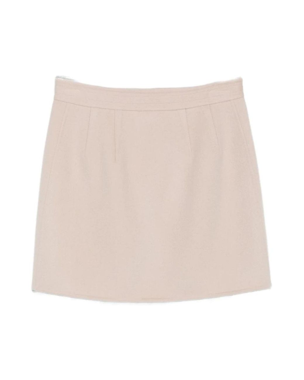 Semicouture Natural Short Skirts