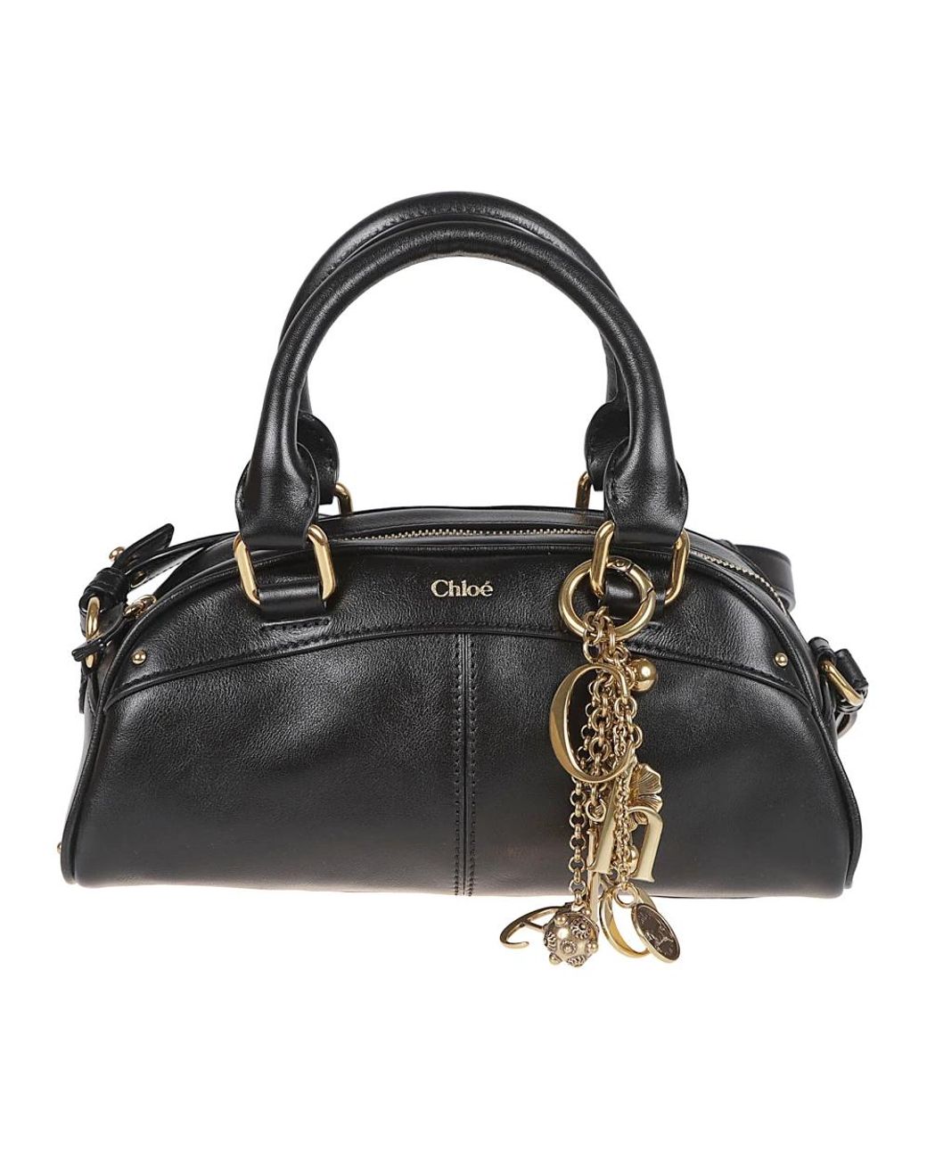 Chloé Black Kleine Bowling Bag