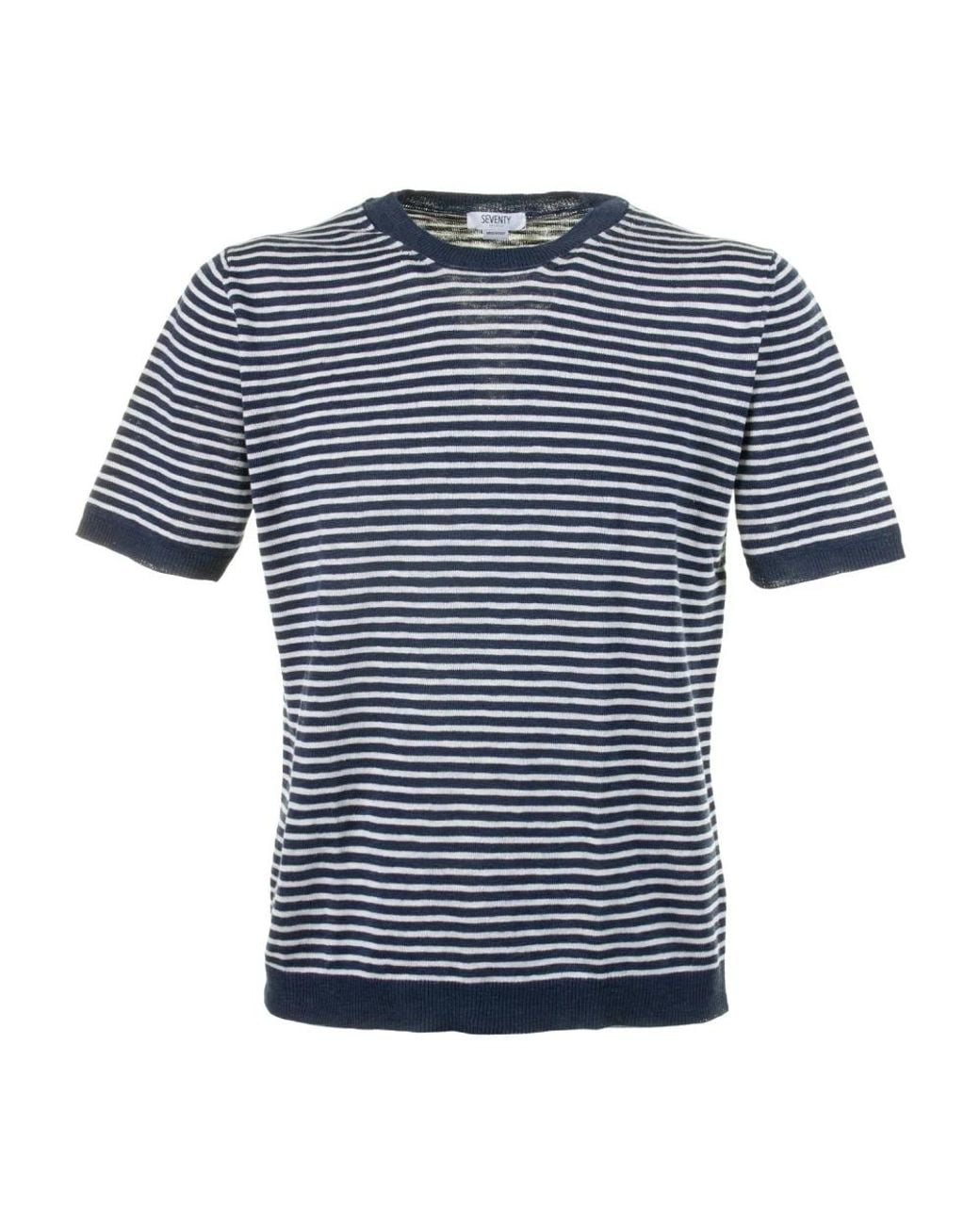 Seventy Blue Round-Neck Knitwear for men