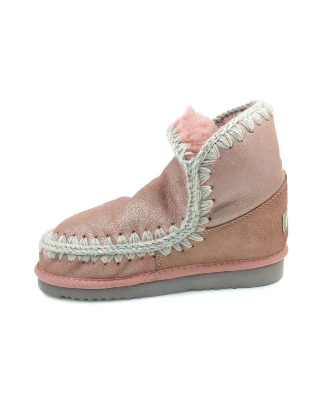 Mou Gray Winter Boots