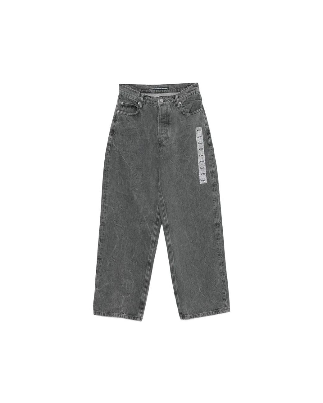 Alexander Wang Gray Straight Fit Jeans