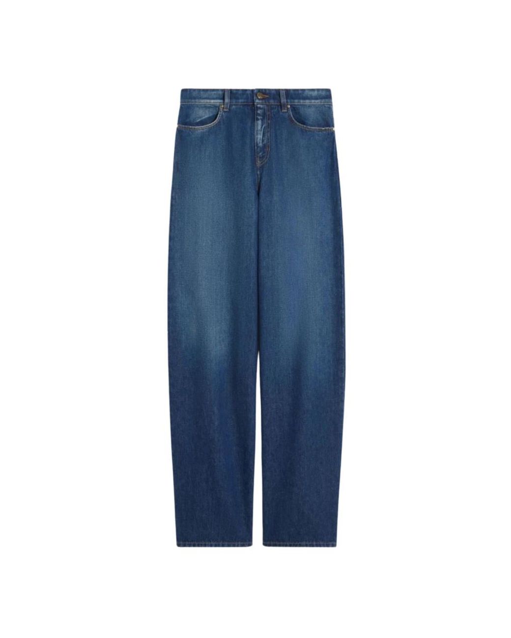 Max Mara Blue Loose-Fit Jeans