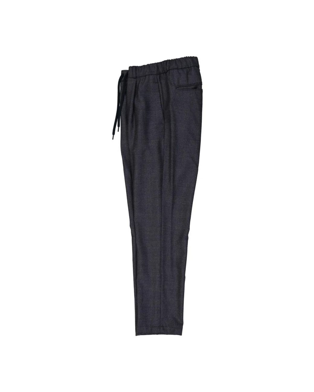 Wide Trousers Herno de hombre de color Blue