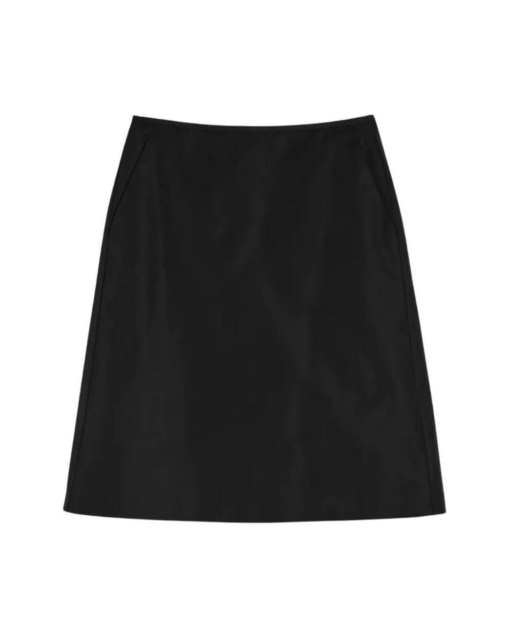 Jil Sander Black Midi Skirts