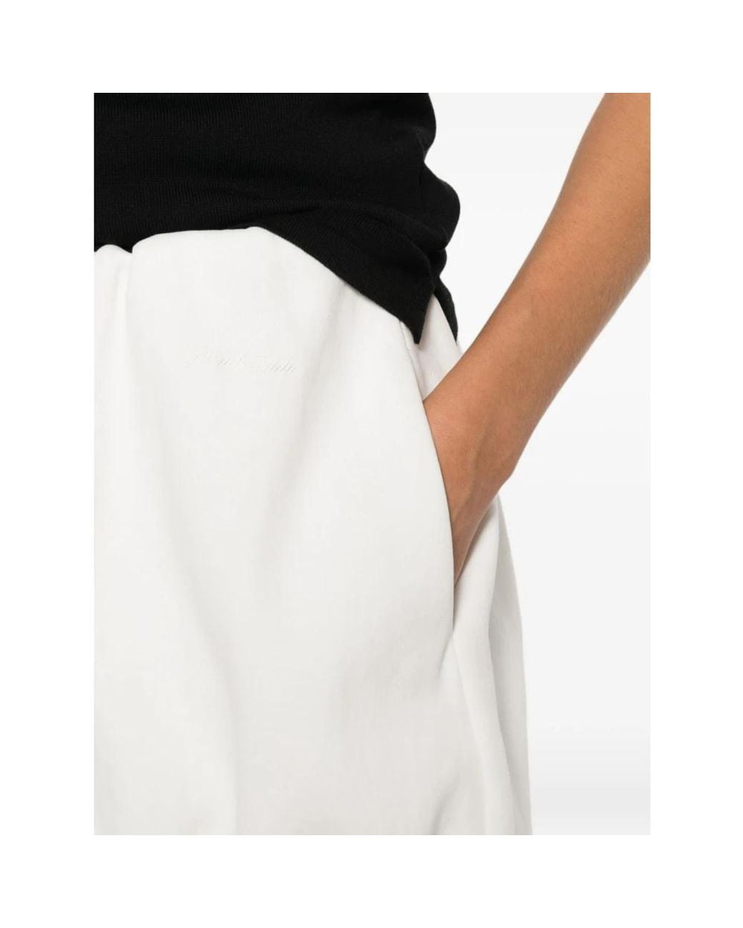 DUNST White Short Skirts