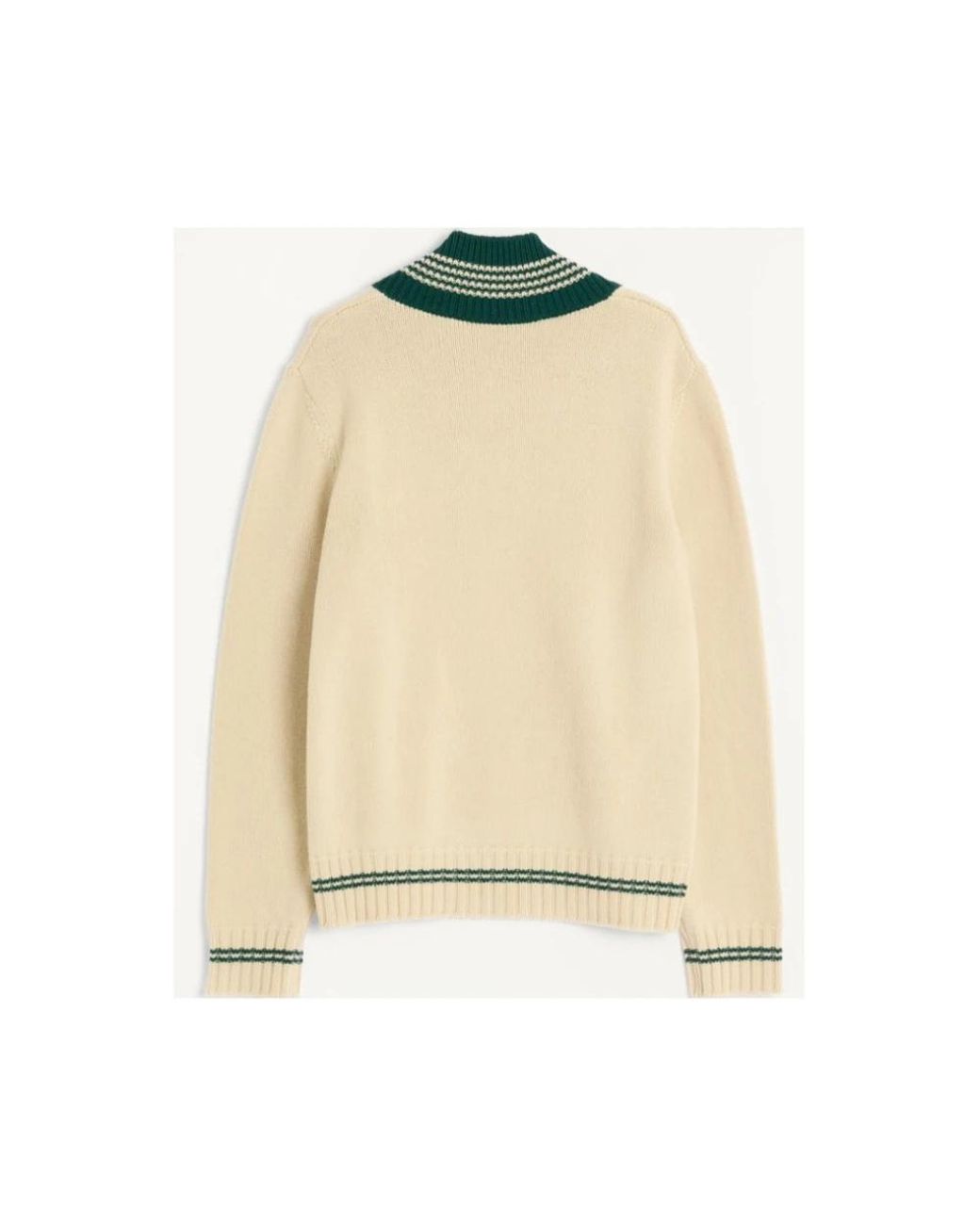 Valentino Green V-Neck Knitwear for men