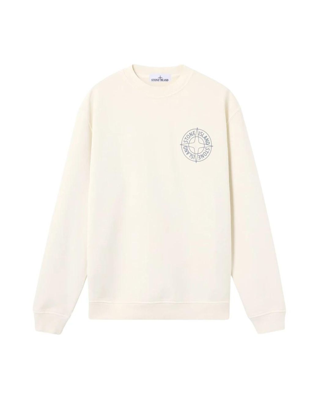 Stone Island White Sweatshirts for men