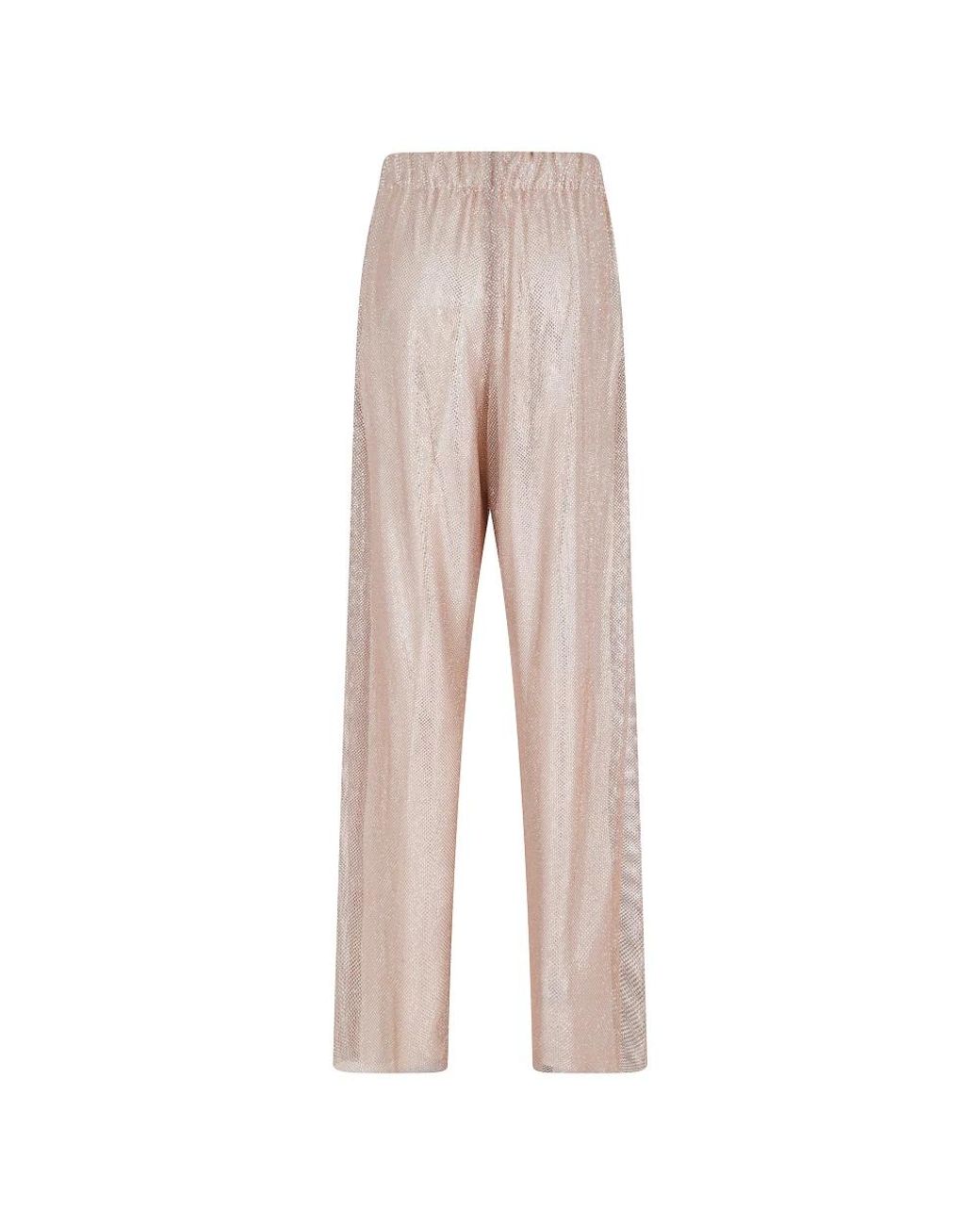 Alberta Ferretti Natural Wide Trousers