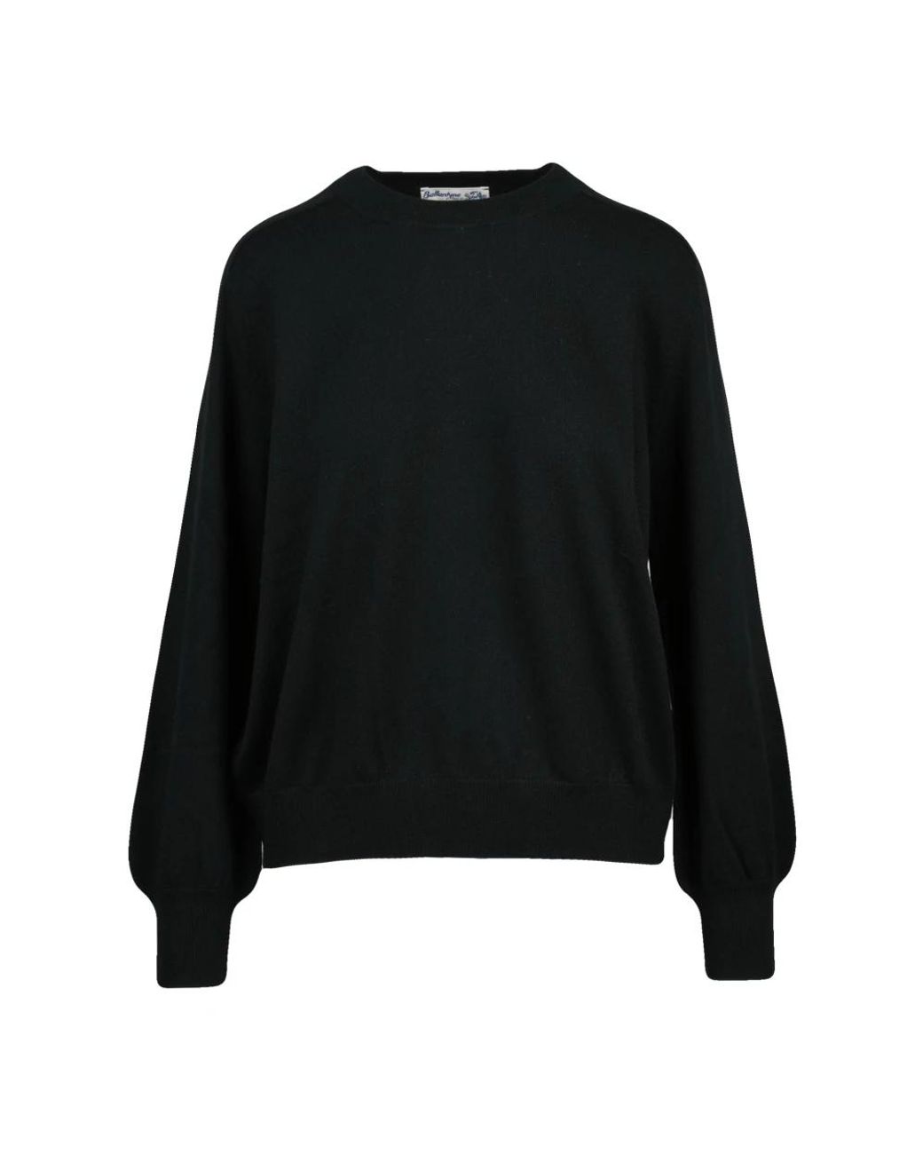 Ballantyne Black Rundhals-Pullover
