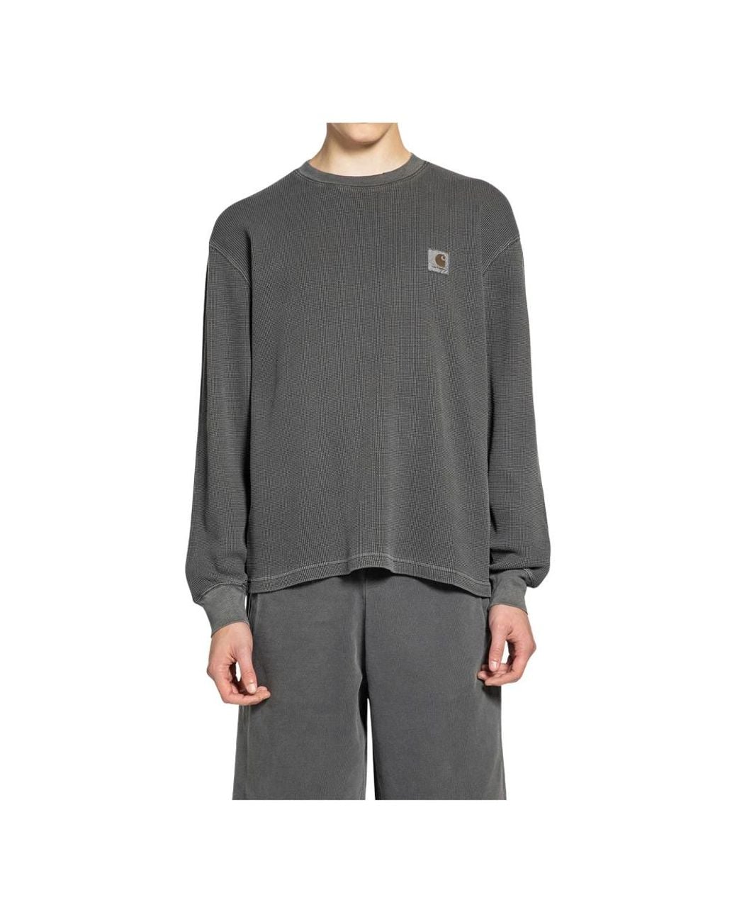 Carhartt Gray Long Sleeve T-Shirts for men