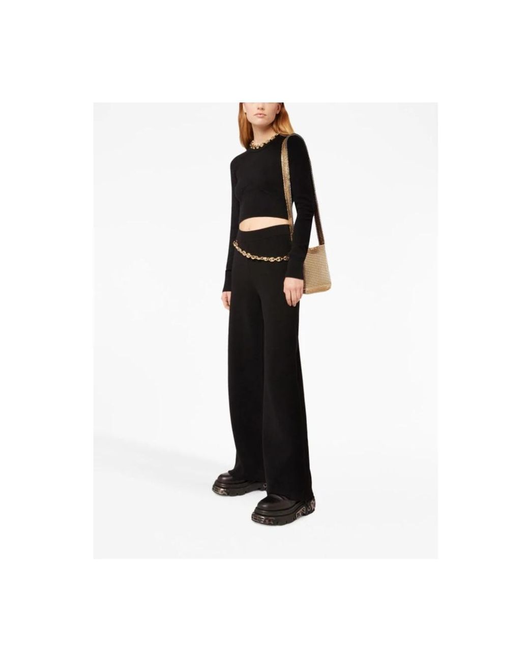 Rabanne Blue Wide Trousers