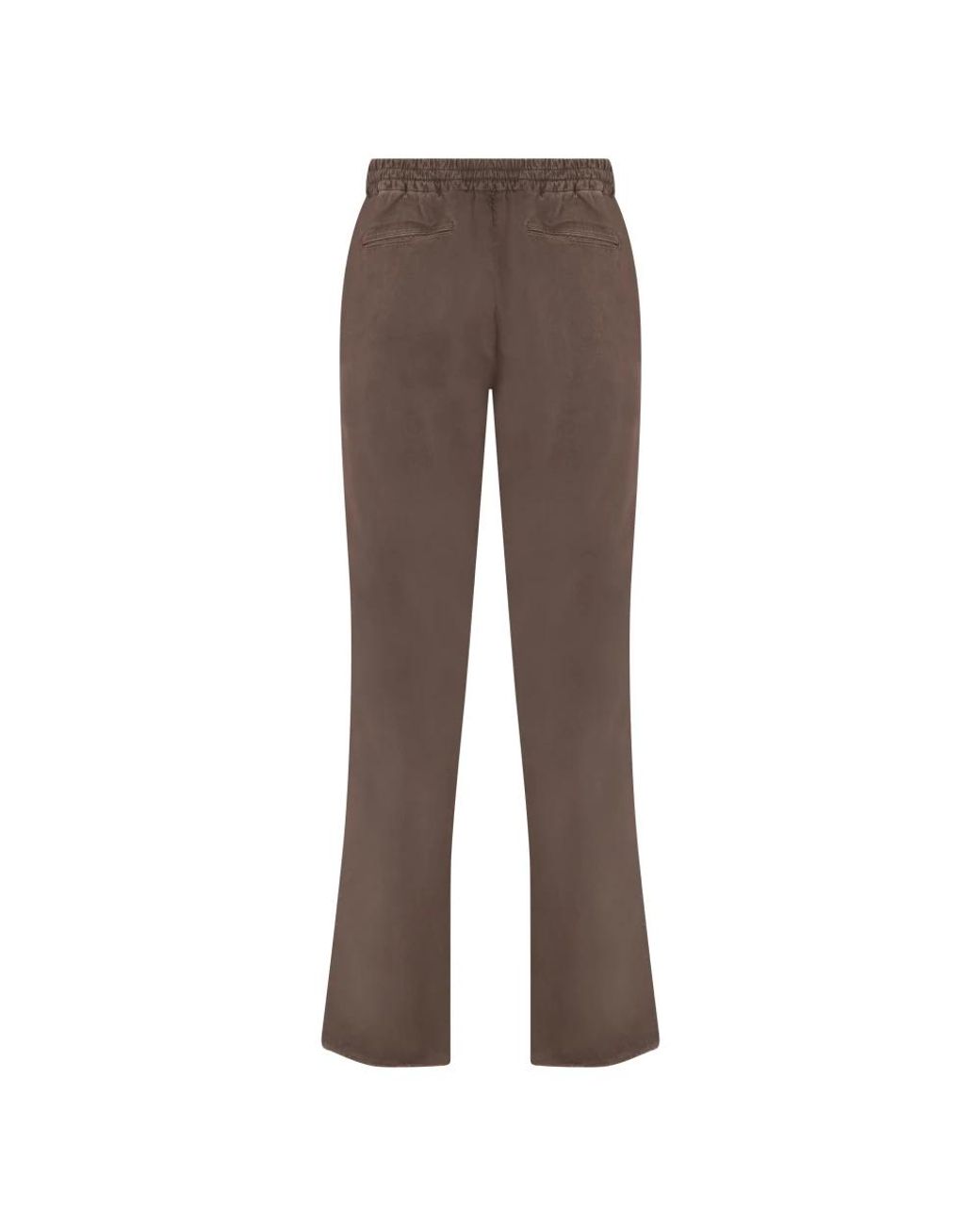Fedeli Brown Wide Trousers for men