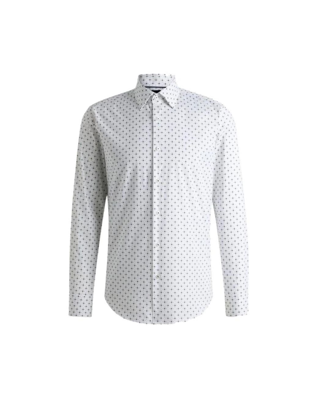 Boss Blue Formal Shirts for men
