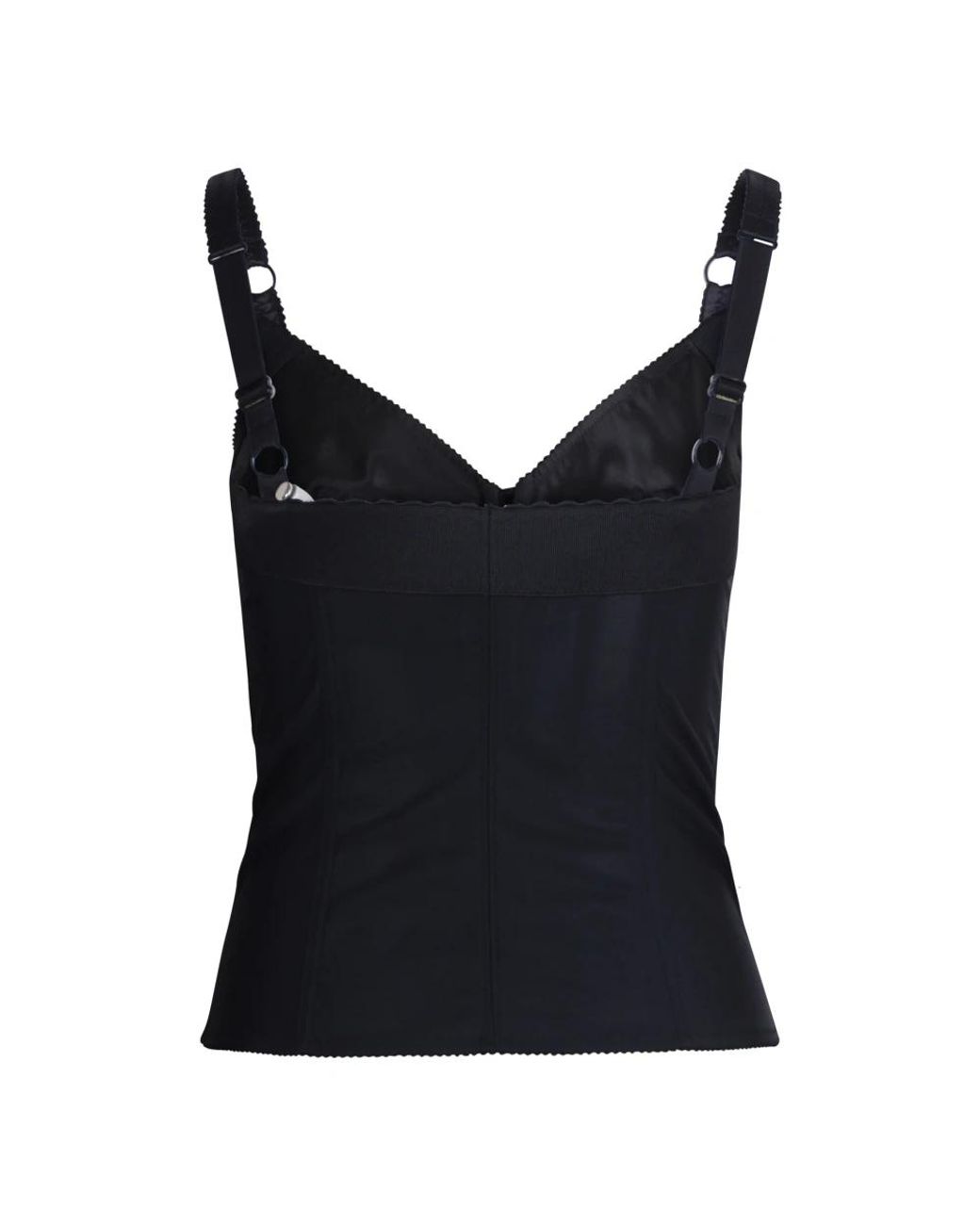 Dolce & Gabbana Black Sleeveless Tops