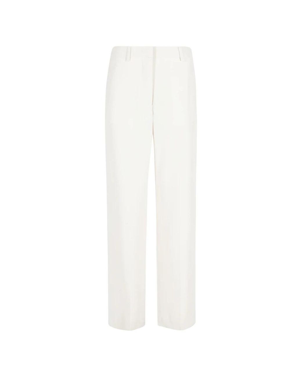 Isabel Marant White Straight Trousers