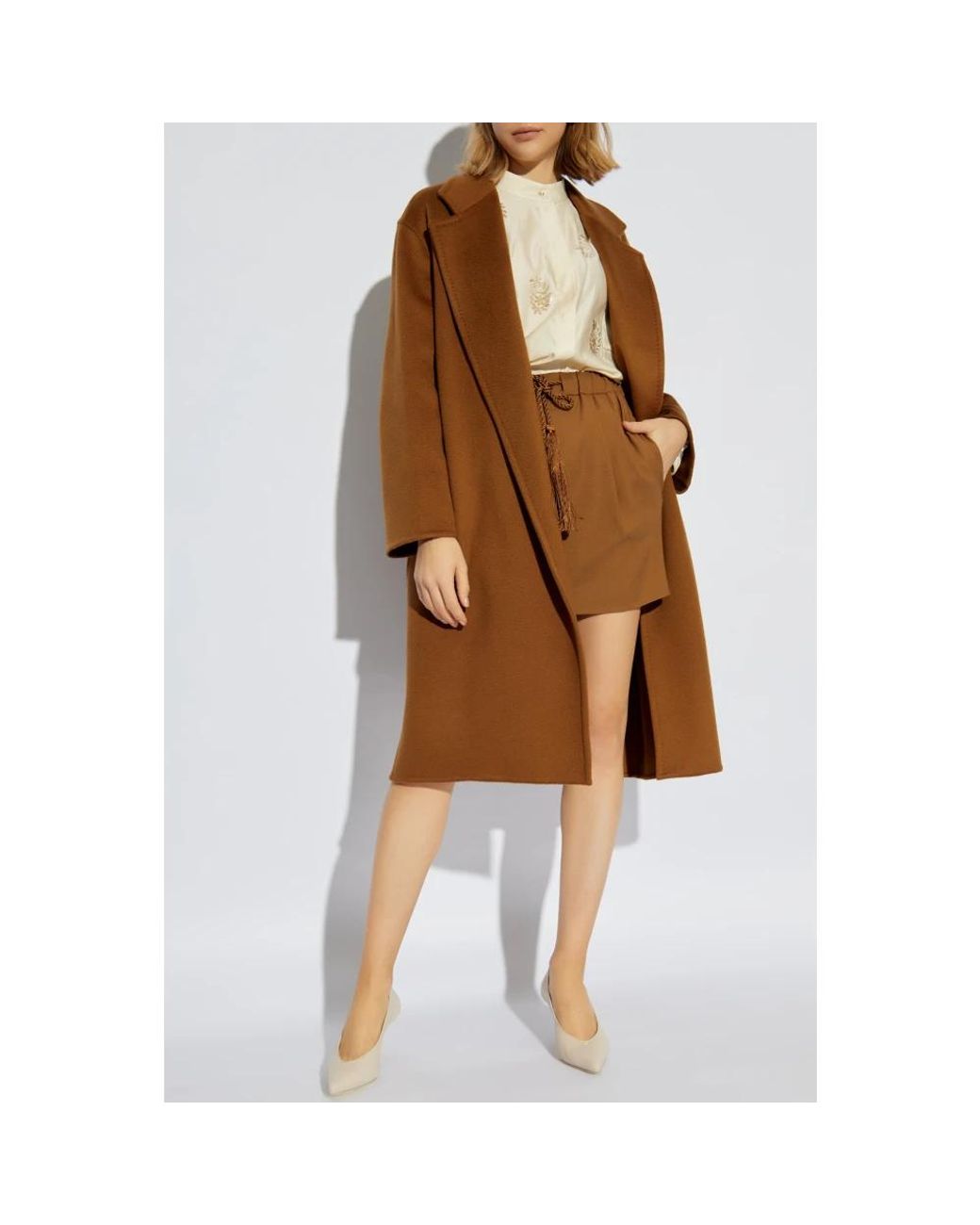 Jupe 'tabarin' Max Mara en coloris Brown