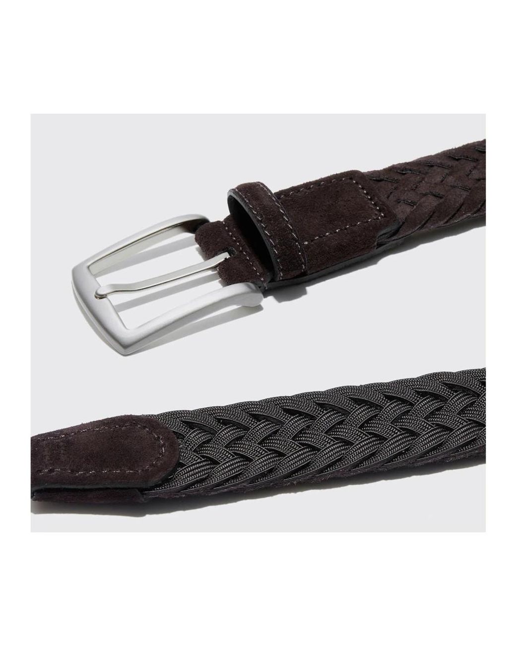 Scarosso Black Belts for men