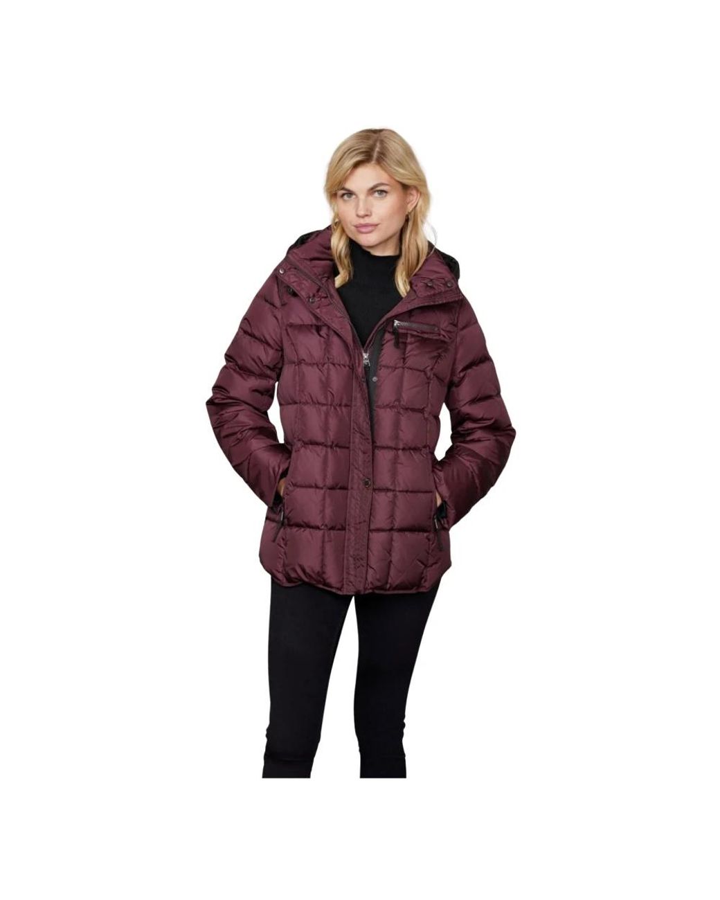 Junge Jassen ,Bruin ,Nylon Margit Comfort Fit 0225-2162-65 in het Purple