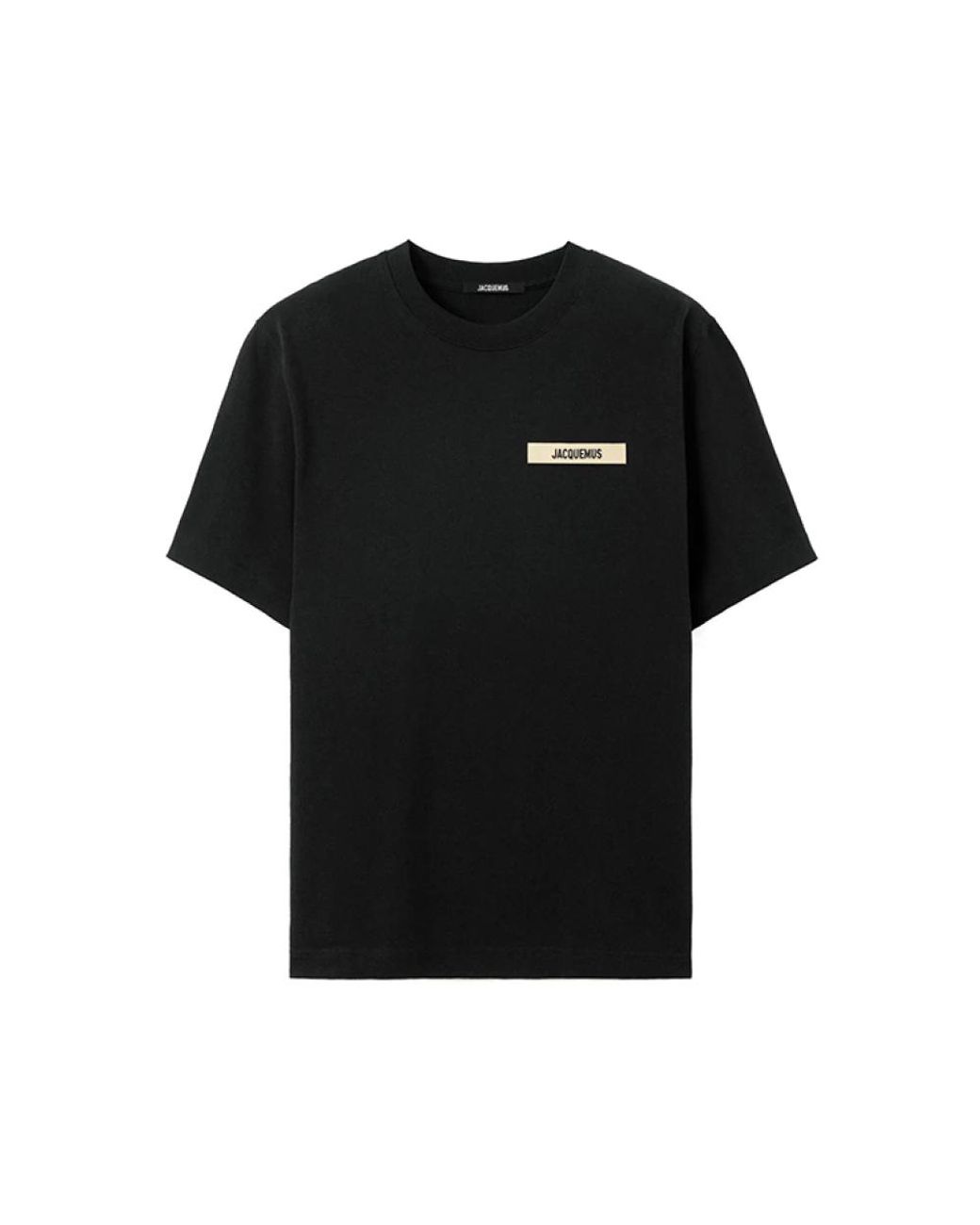 Jacquemus Tops ,Zwart ,Katoen Le T-Shirt Gros Grain in het Black voor heren