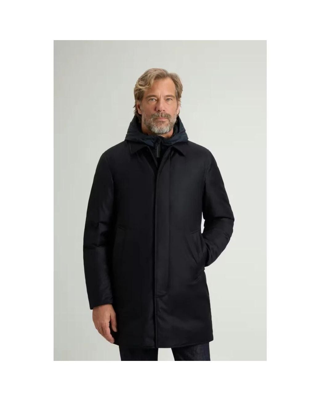 Down Coats Woolrich de hombre de color Blue