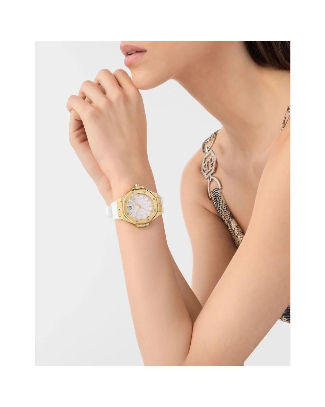 Watches di Philipp Plein in Metallic