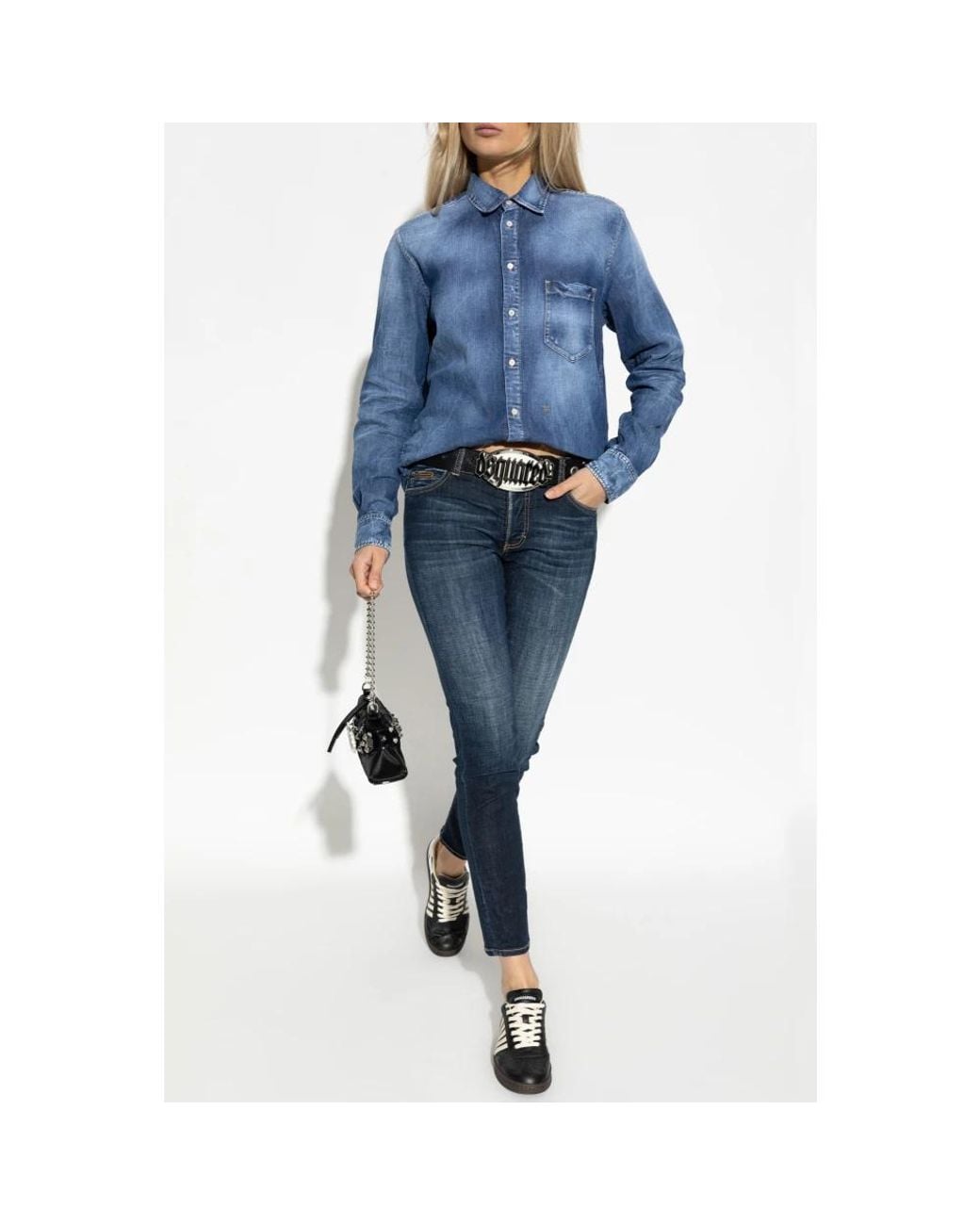 DSquared² Denim Overhemd in het Blue