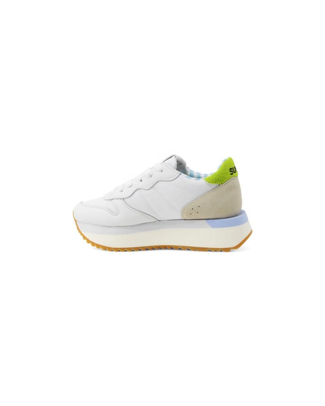 Sun 68 White Sneakers