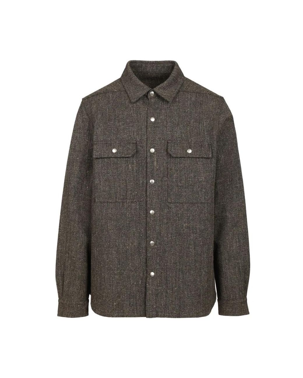 Rick Owens Gray Light Jackets for men