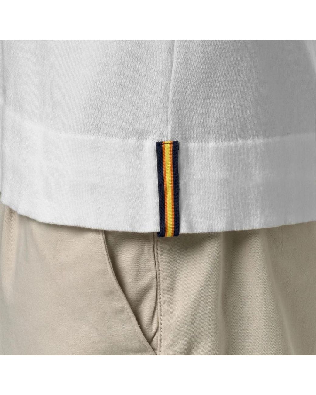 K-Way White Polo Shirts for men