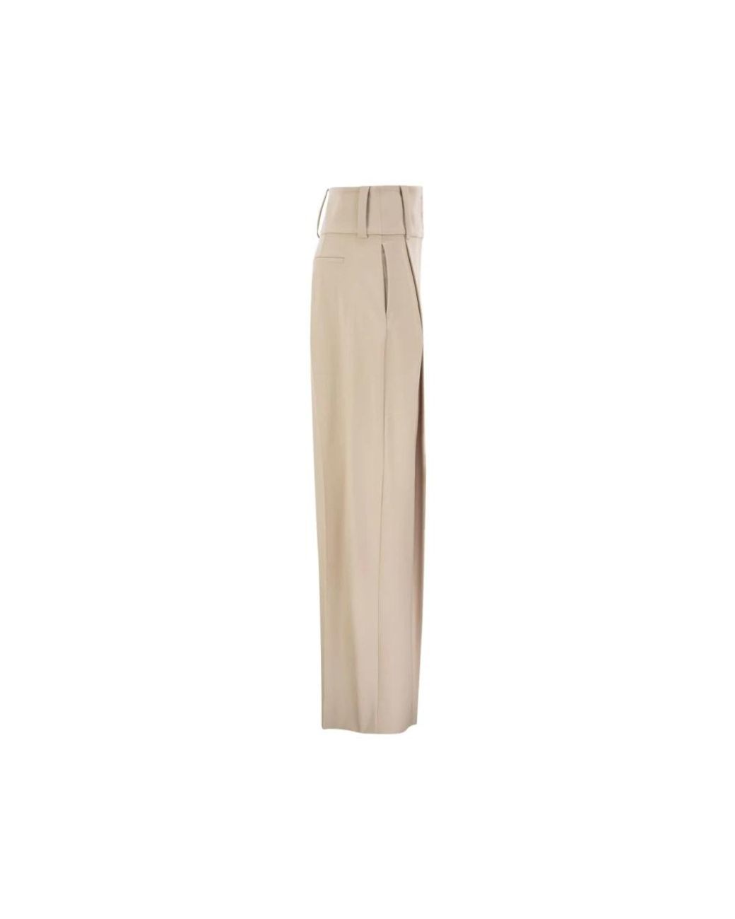 Sportmax Natural Wide Trousers