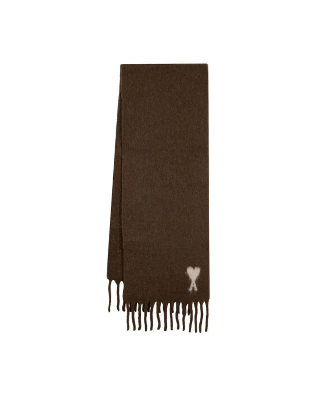 AMI Brown Cloud Scarf