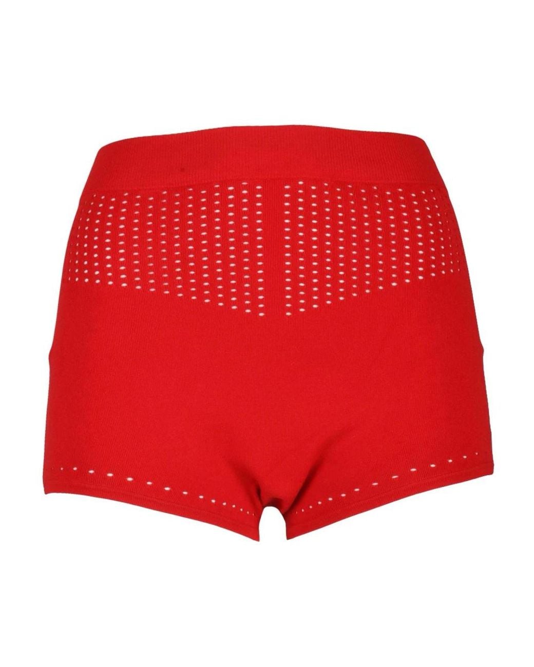 Max Mara Red Short Shorts