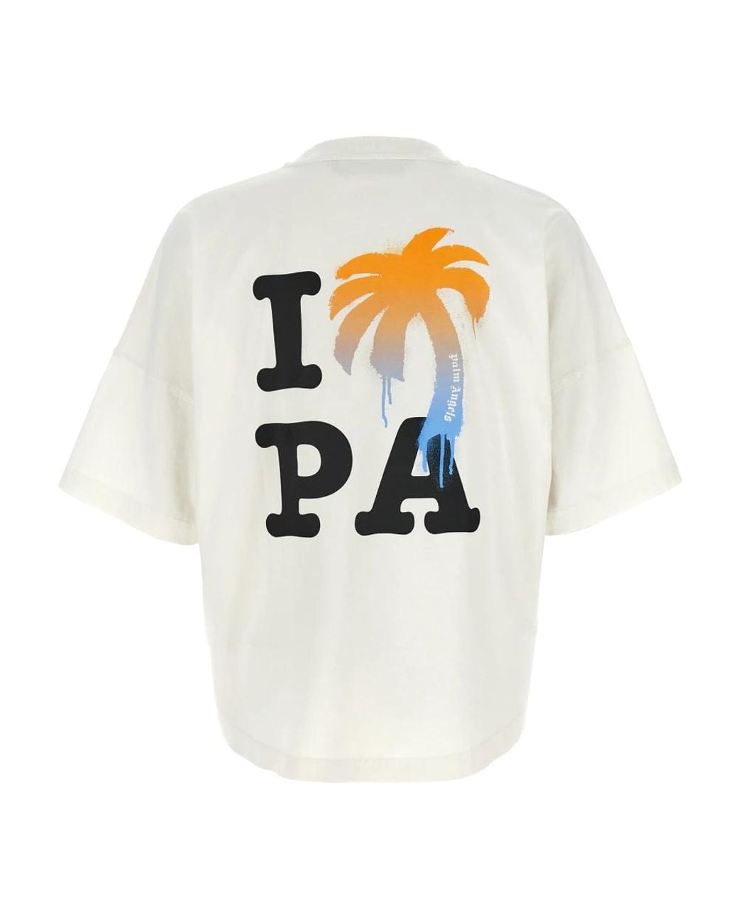 Palm Angels White T-Shirts for men