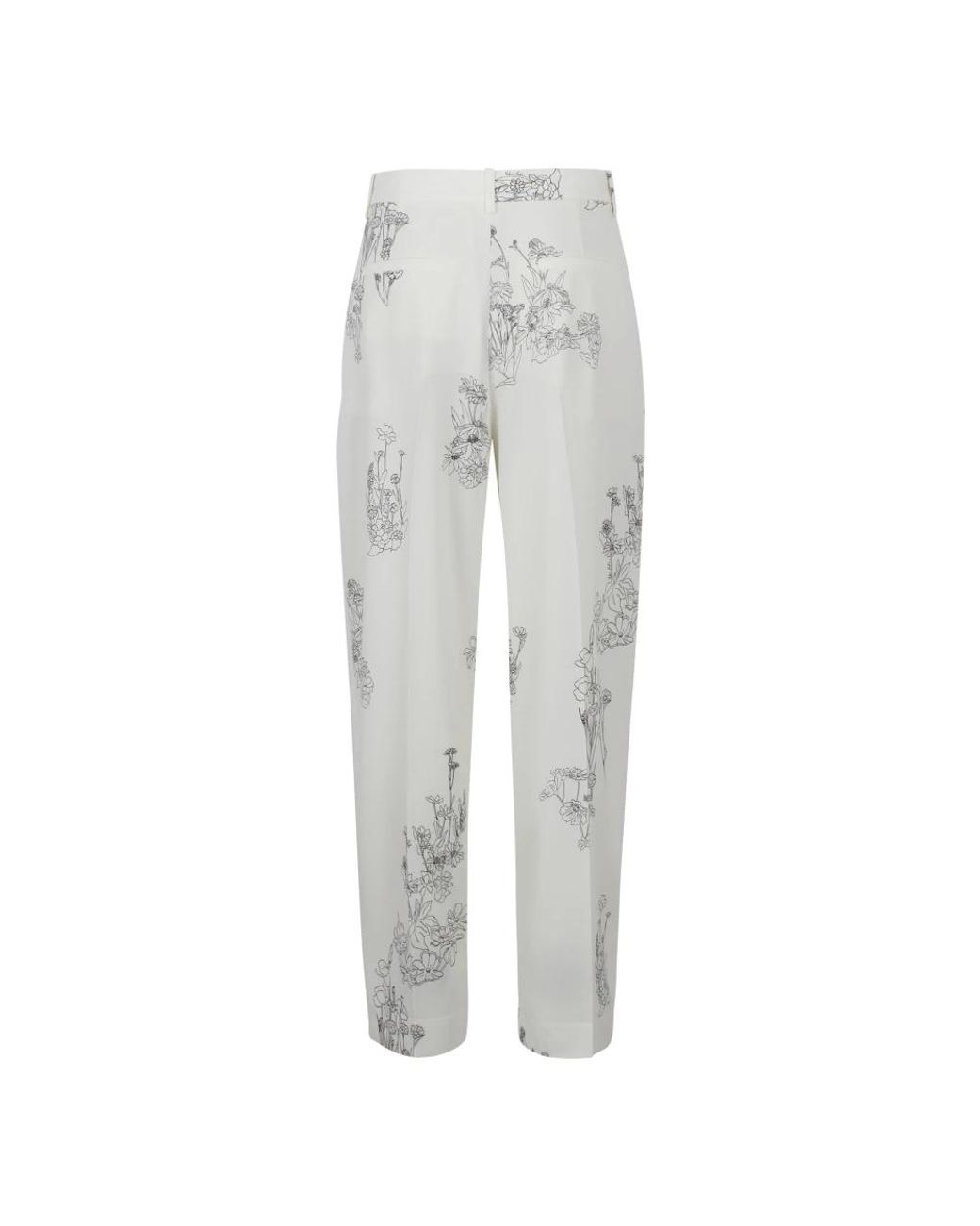 Victoria Beckham Gray Tapered Trousers