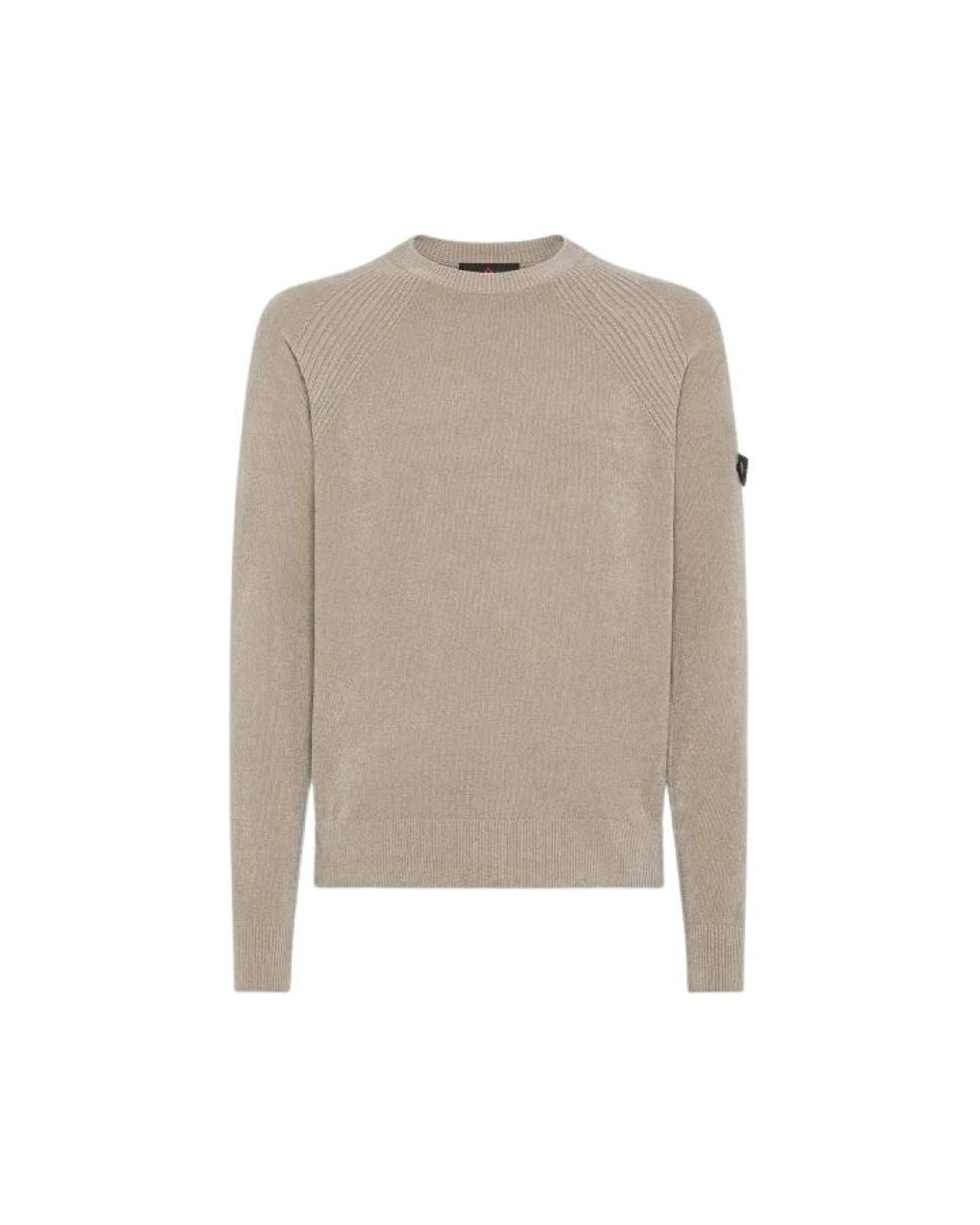 Peuterey Natural Round-Neck Knitwear for men