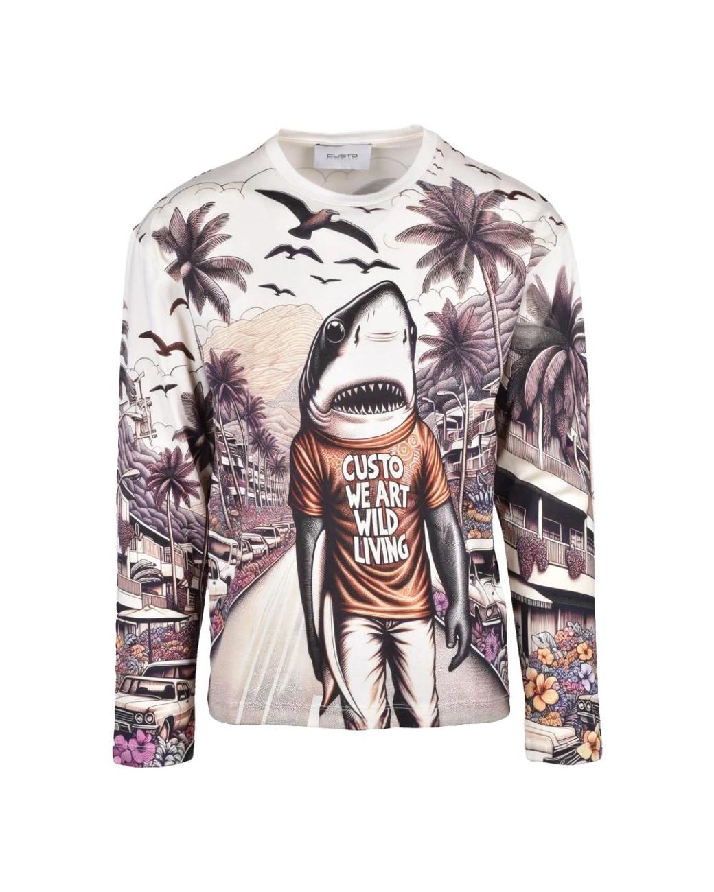 Custoline Multicolor Long Sleeve Tops for men