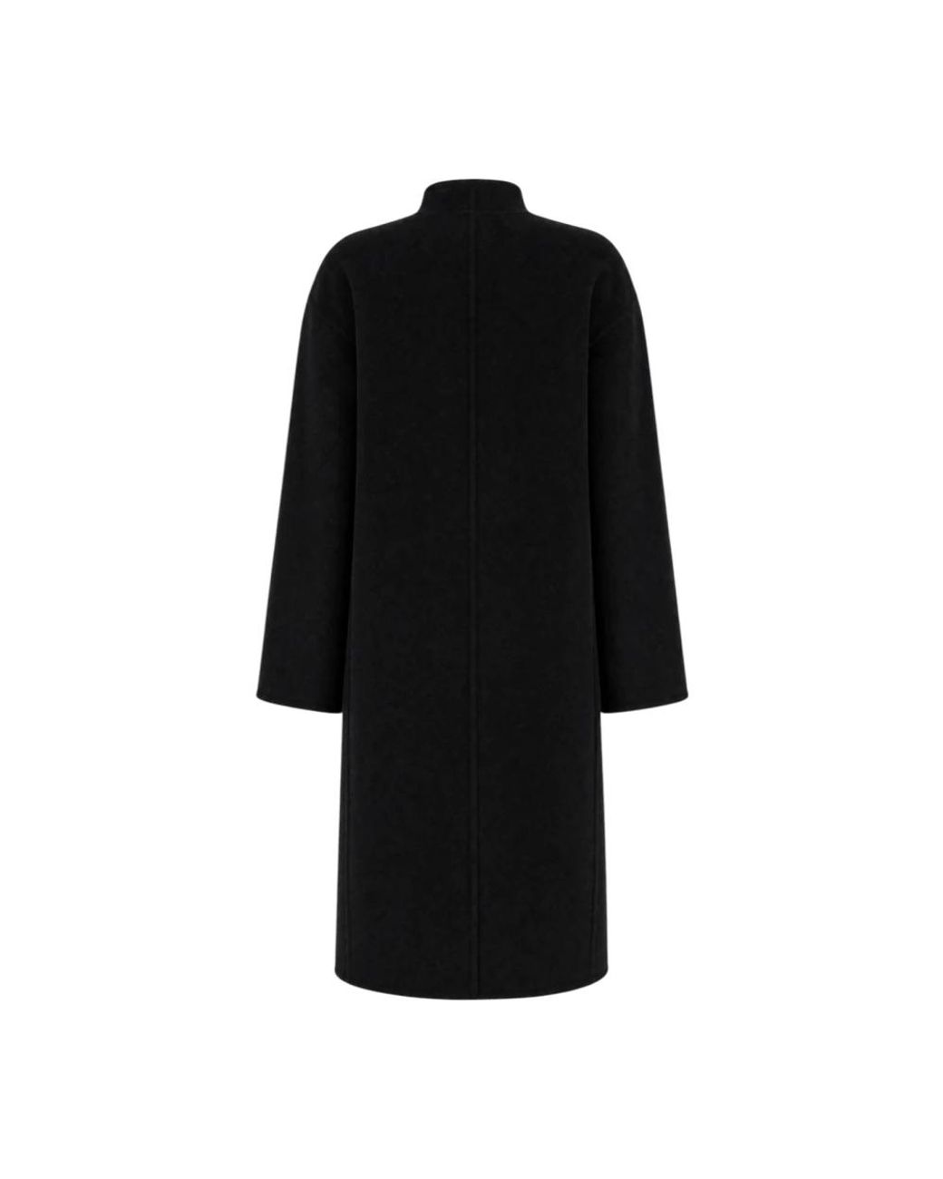 Alberta Ferretti Black Belted Coats