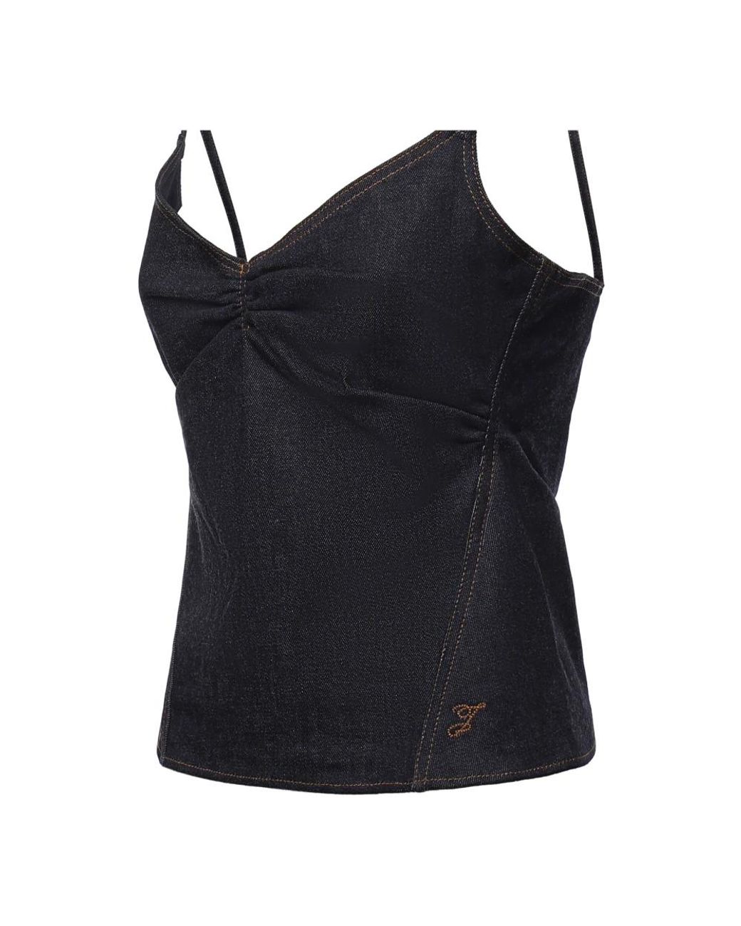 Jacquemus Black Sleeveless Tops