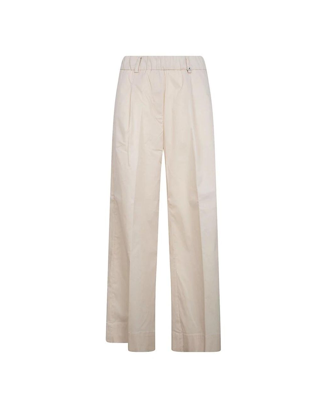 Myths White Wide Trousers