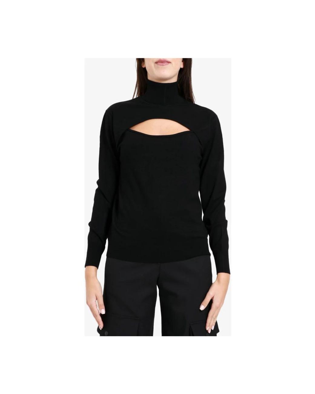 Kaos Black Rollkragenpullover