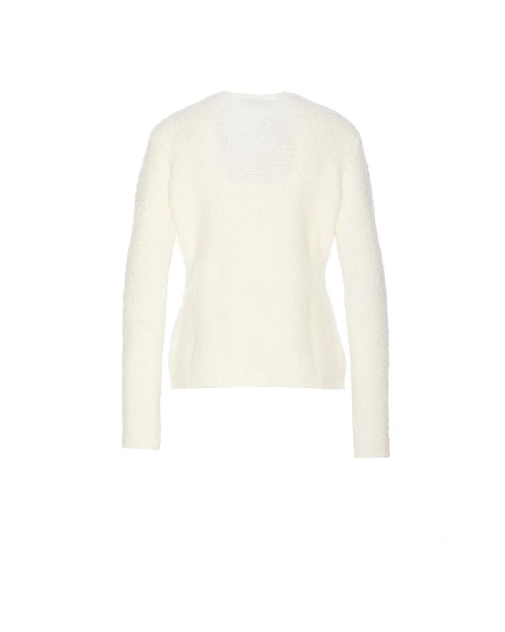 Twinset Truien & Vesten ,Wit ,Wol Wit Jasje Set Voor Vrouwen in het White