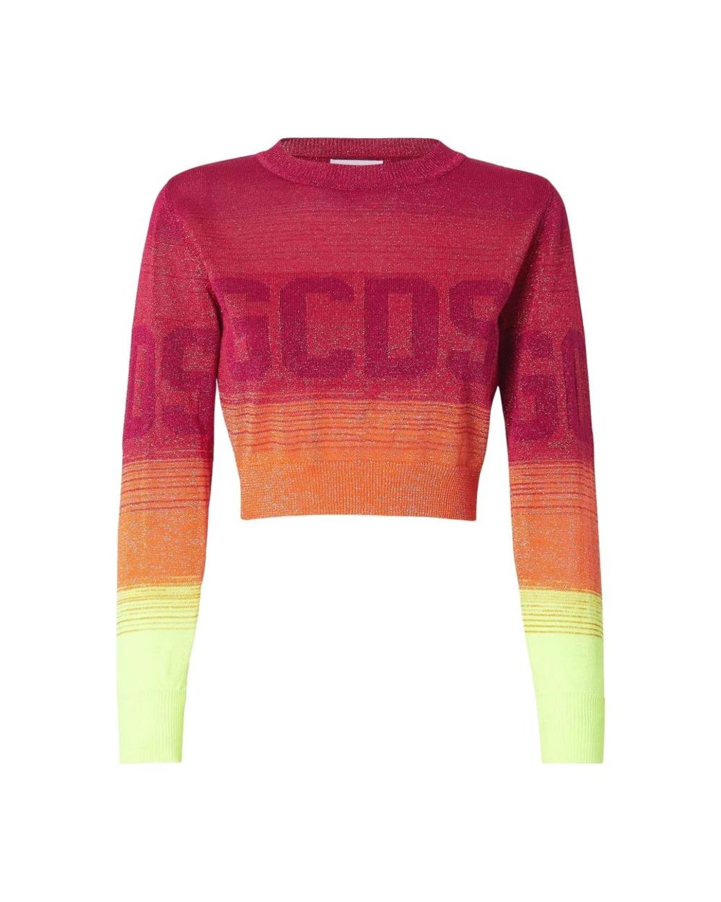 Gcds Red Round-Neck Knitwear
