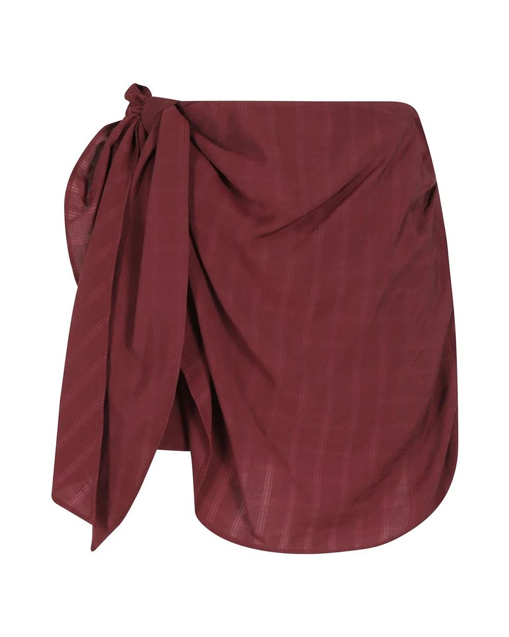Isabelle Blanche Red Short Skirts
