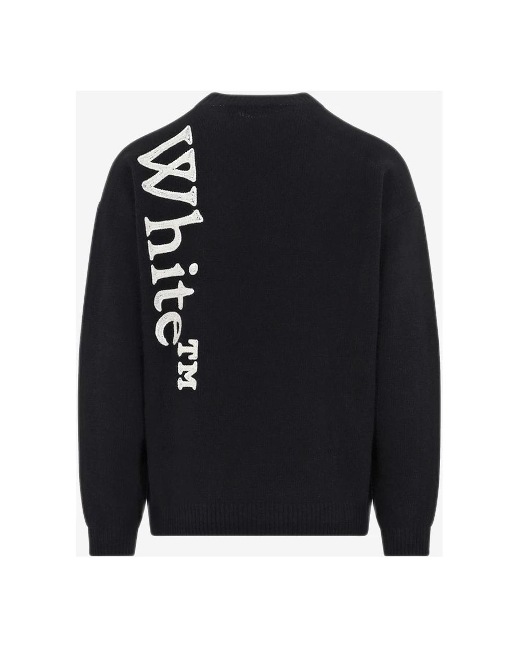 Off-White c/o Virgil Abloh Blue Round-Neck Knitwear for men