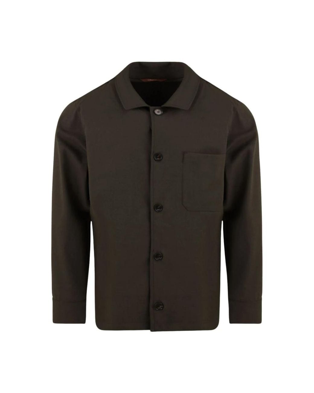 Cruna Cardiff Overshirt Jacket in het Black voor heren