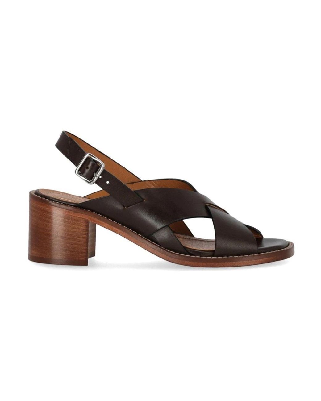 Guglielmo Rotta Brown High Heel Sandals