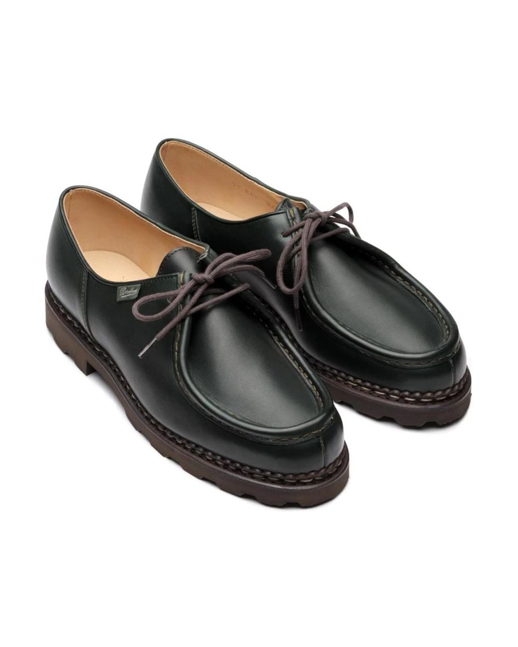 Paraboot Black Laced Shoes for men